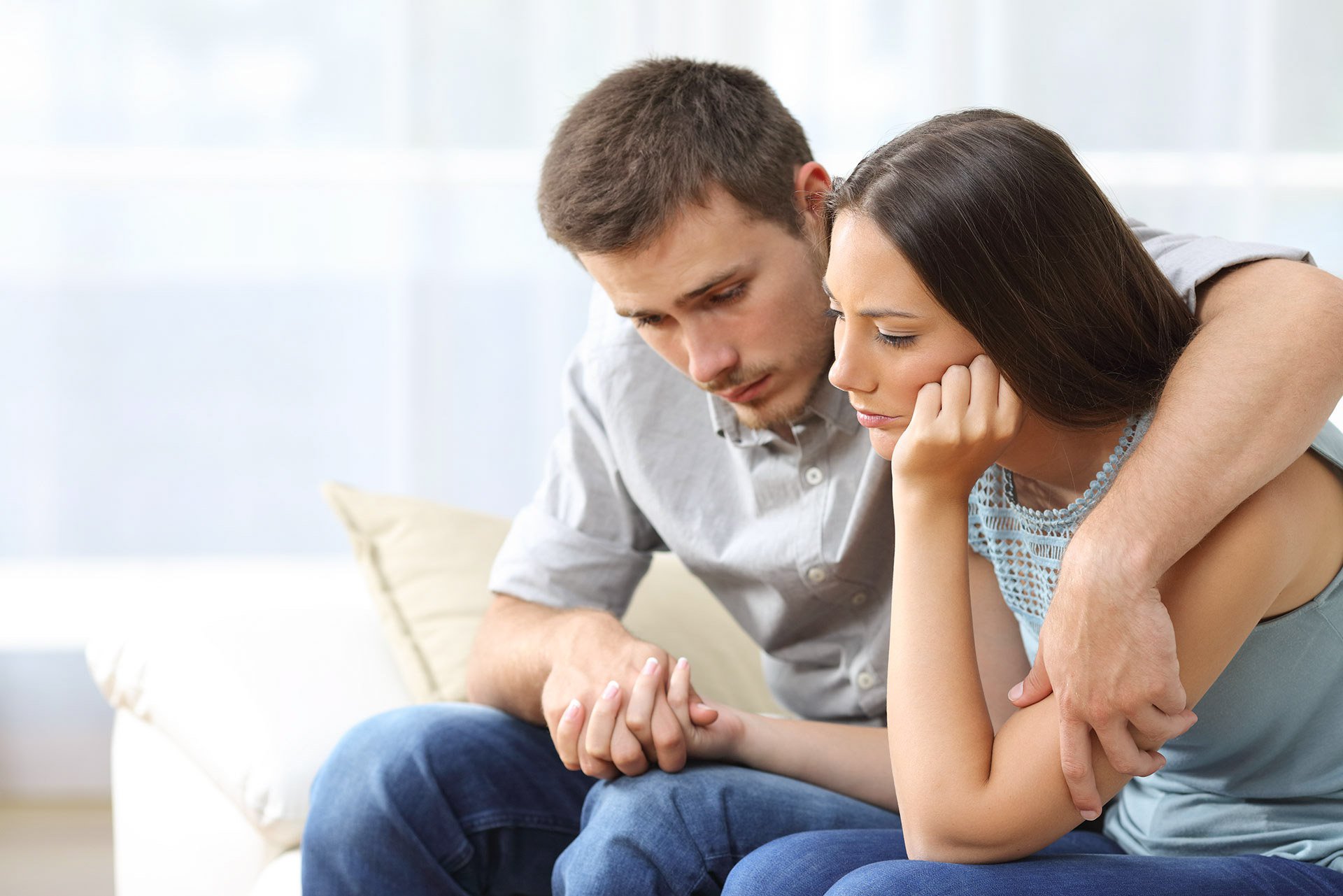 Pareja triste