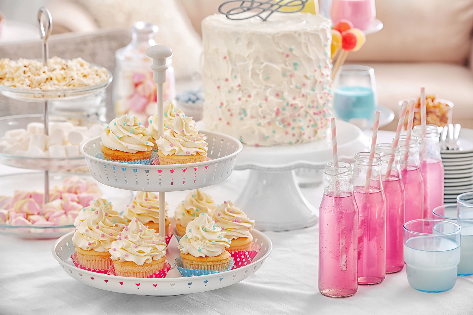 Comida para baby shower