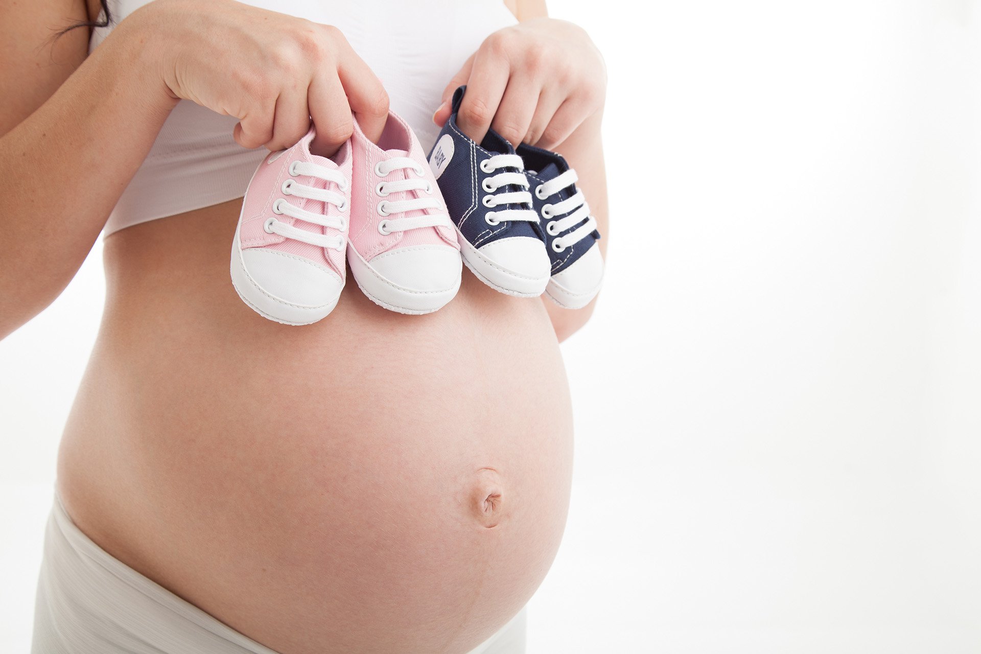 Mamá embarazada de gemelos