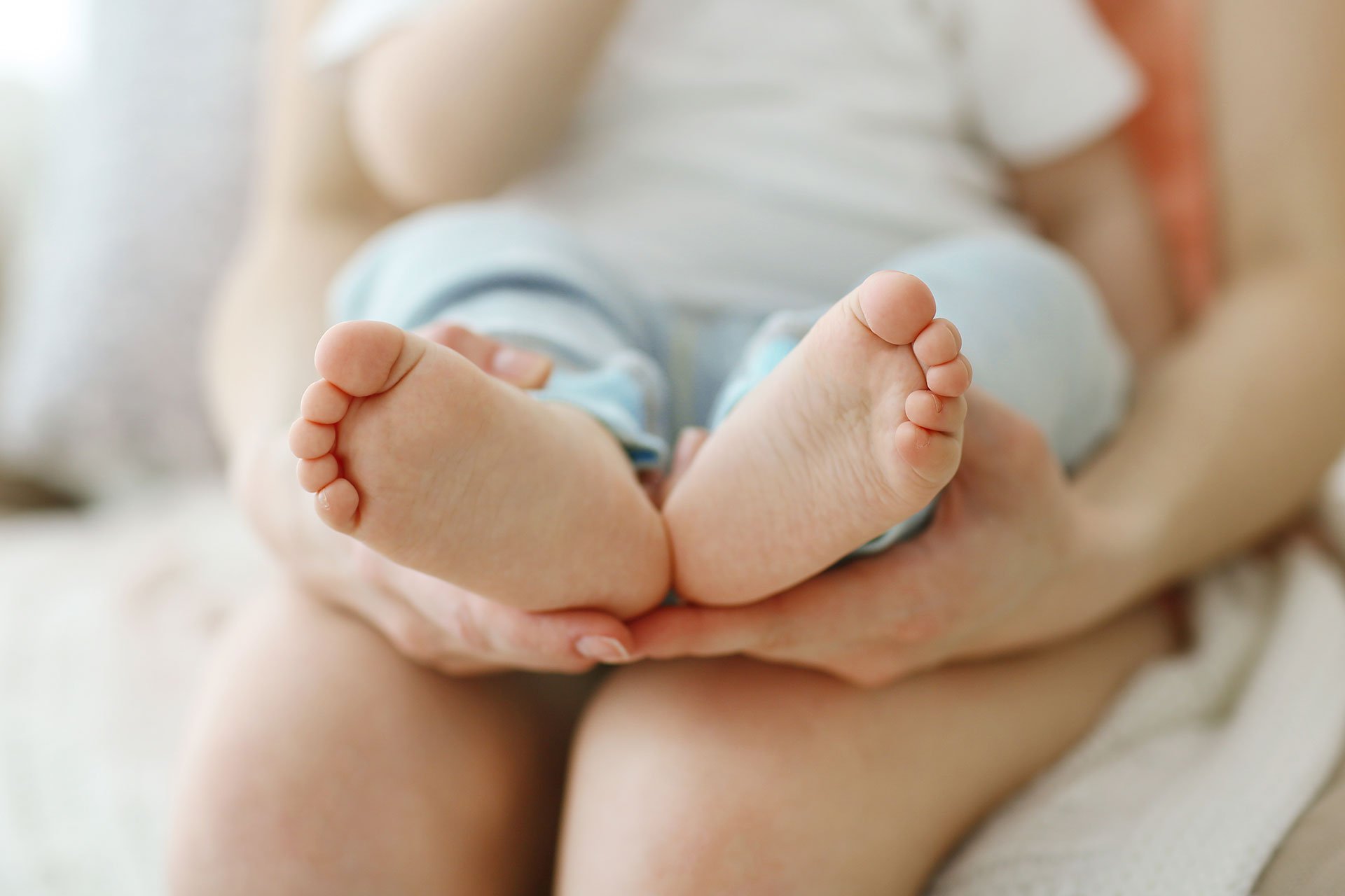 Pies de bebé.